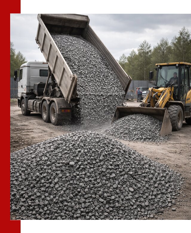 Доставка и продажа щебня гранитного в Кизилюрте