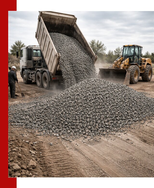 Гранитный щебень фракция 10-20 с доставкой в Кизилюрте