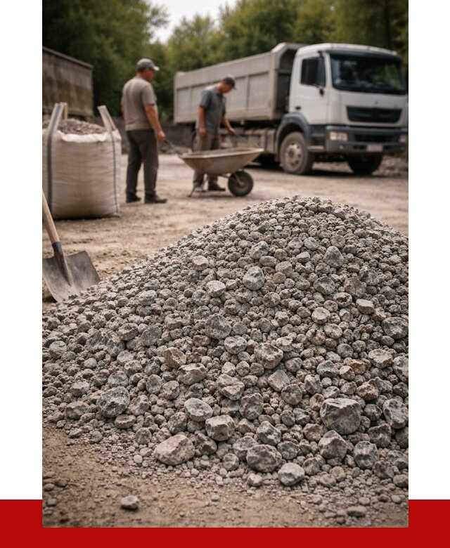 Гранитный щебень фракция 20-40 в Кизилюрте от 3304 руб. ПРОНЕРУДКзт