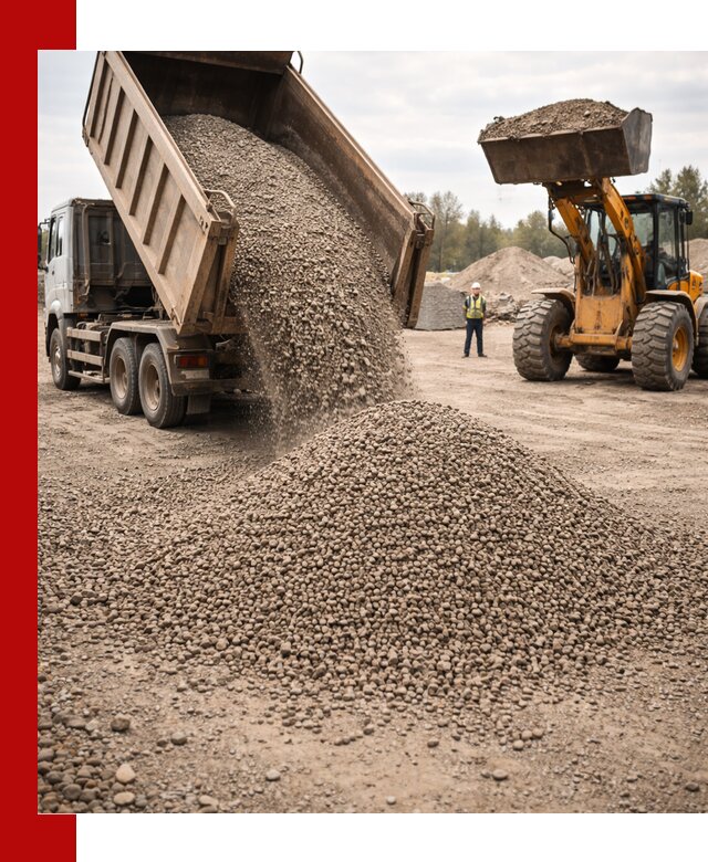 Гравийный щебень фракция 3–10 с доставкой в Кизилюрте