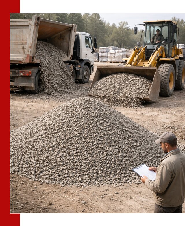 Гравийный щебень фракция 5–10 с доставкой в Кизилюрте