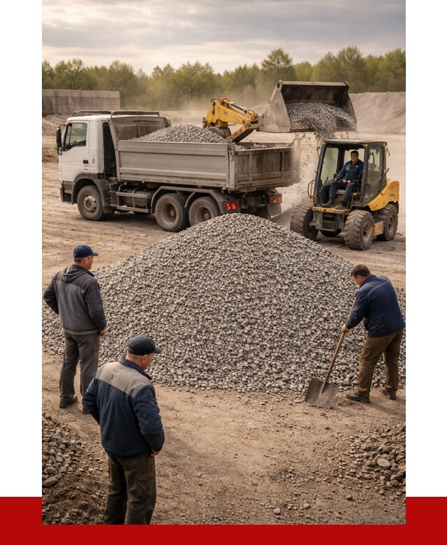 Гравийный щебень фракция 5-20 в Кизилюрте от 2478 р. ПРОНЕРУДКзт