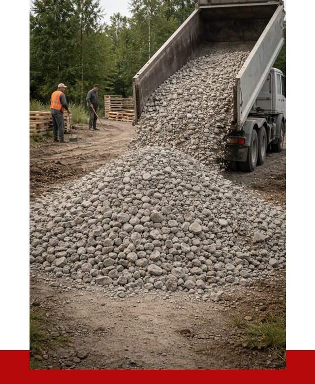 гравийный щебень фракция 70-120 в Кизилюрте от 2530 р. ПРОНЕРУДКзт