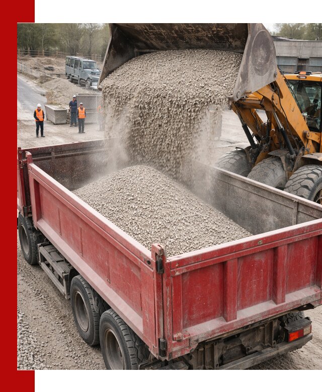 Купить известняковый щебень фракции 0-5 с доставкой в Кизилюрте