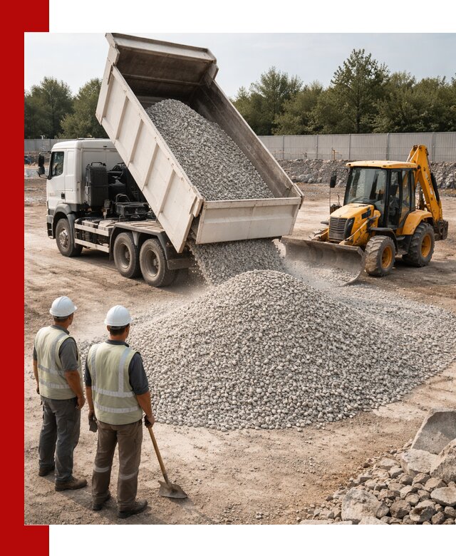 Купить известняковый щебень фракции 5–10 мм с доставкой в Кизилюрте