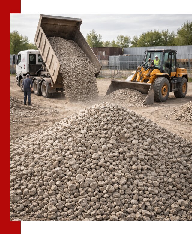 Доломитовый щебень фракции 20–41 с доставкой в Кизилюрте