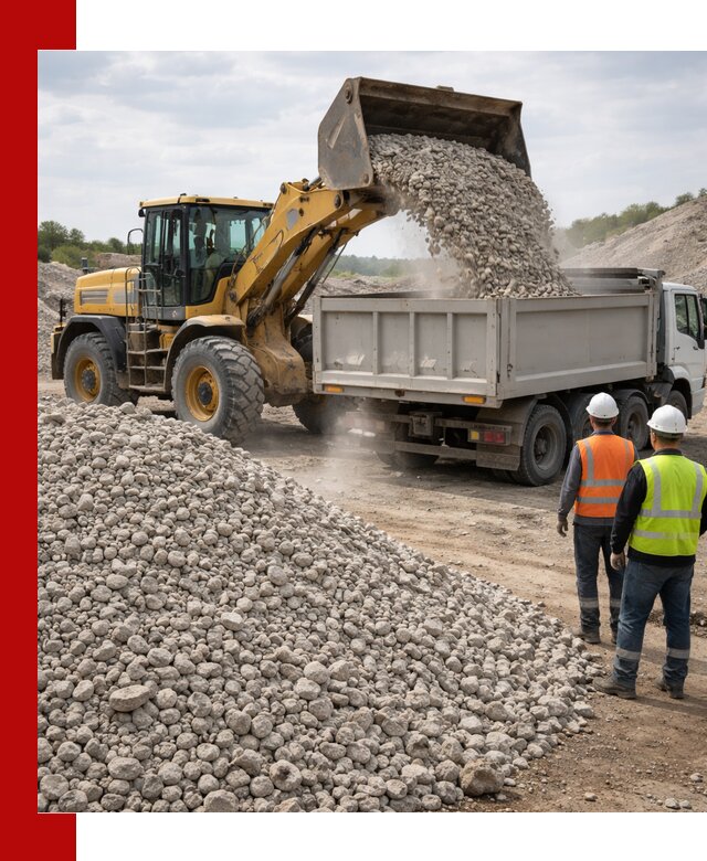 Доломитовый щебень фракция 40–71 доставка и продажа в Кизилюрте