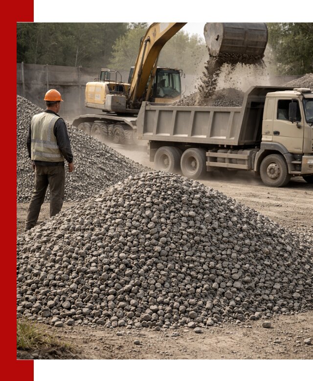 Шлаковый щебень фракция 5-20 с доставкой в Кизилюрте