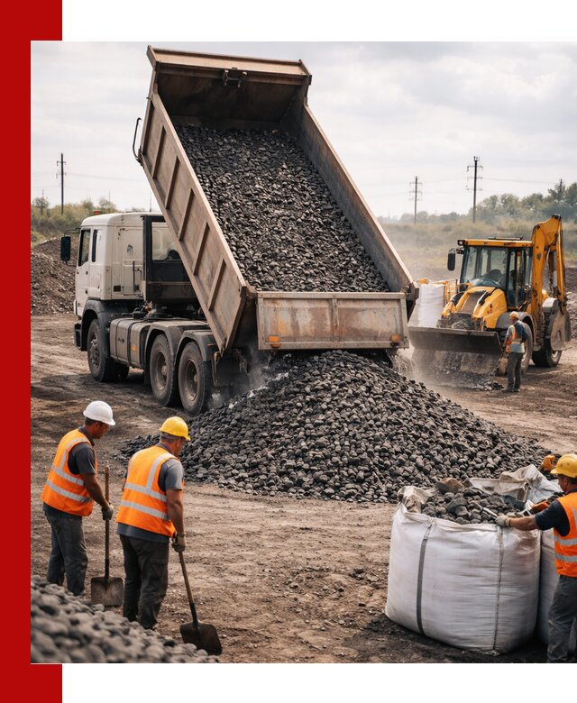 Шлаковый щебень фракция 40-70 с доставкой в Кизилюрте