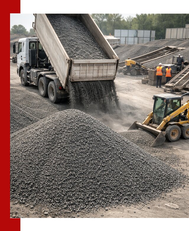 Вторичный щебень фракция 0–5 с доставкой в Кизилюрте