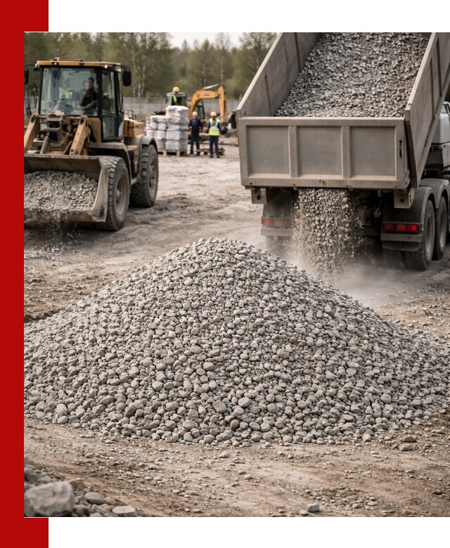 Вторичный щебень фракции 5-20 в Кизилюрте — доставка и продажа крупнотоннажно