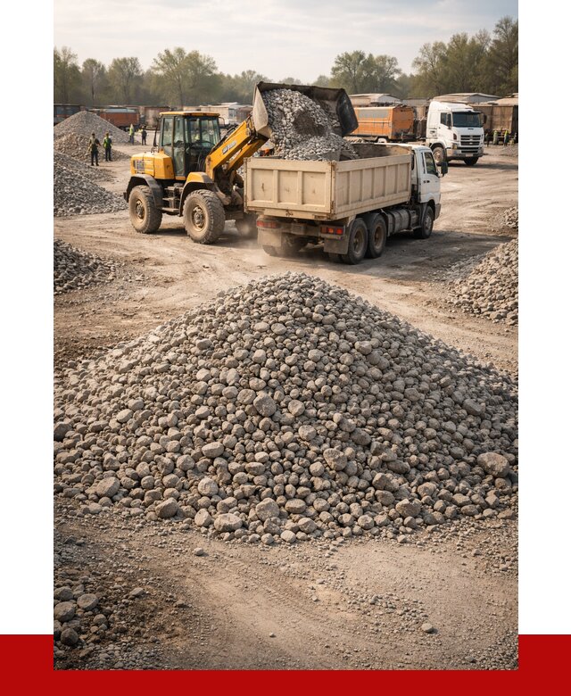 Вторичный щебень фракция 40-70 в Кизилюрте от 1797 р, ПРОНЕРУДКзт