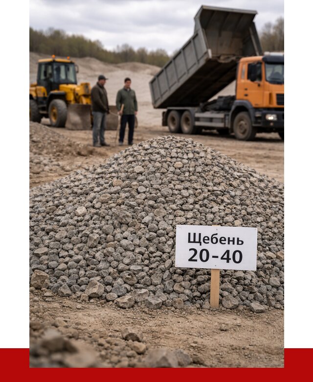 Бетонный щебень фракция 20-40 в Кизилюрте от 2530 р. | ПРОНЕРУДКзт