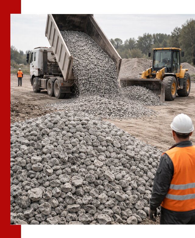 Доставка бетонного щебня фракции 20-40 в Кизилюрте