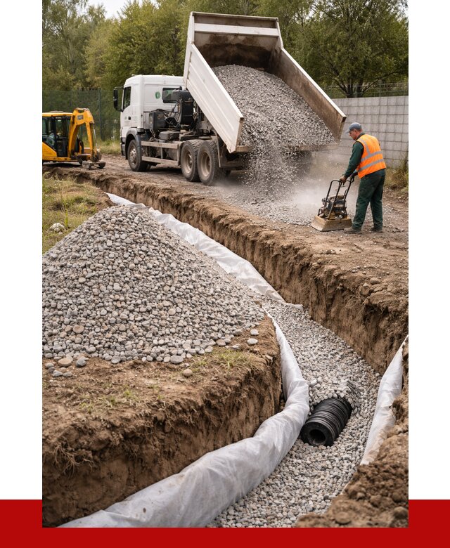 Щебень для дренажа в Кизилюрте от 1910 р., ПРОНЕРУДКзт доставка