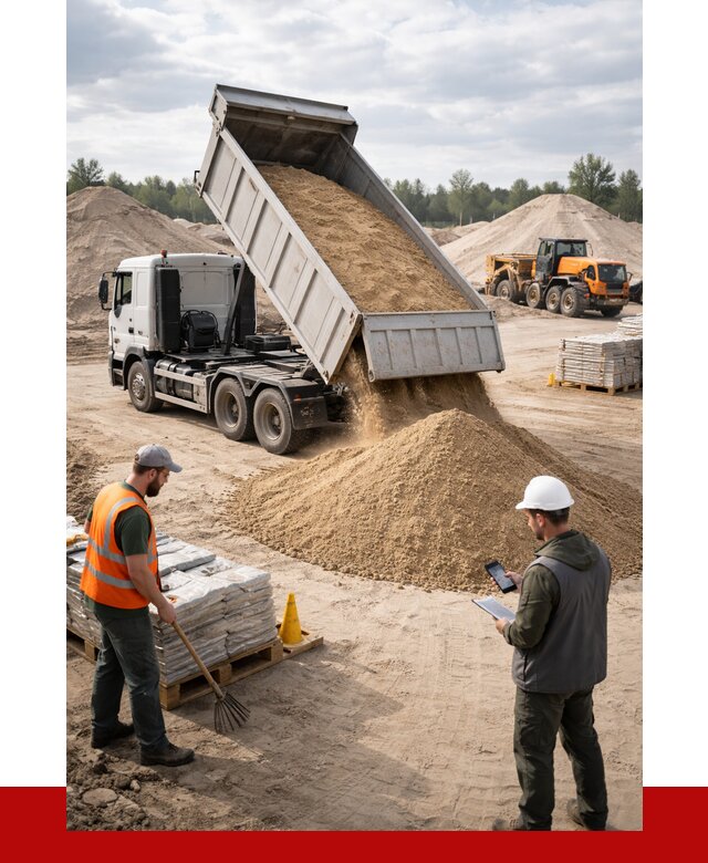 Карьерный песок с доставкой в Кизилюрте от 3717 р. ПРОНЕРУДКзт