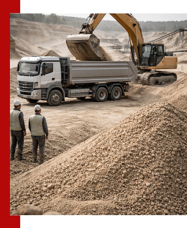 Карьерный крупнозернистый песок с доставкой в Кизилюрте