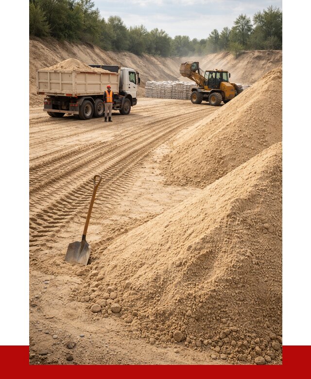 Карьерный песок мелкозернистый в Кизилюрте от 9293 р. | ПРОНЕРУДКзт