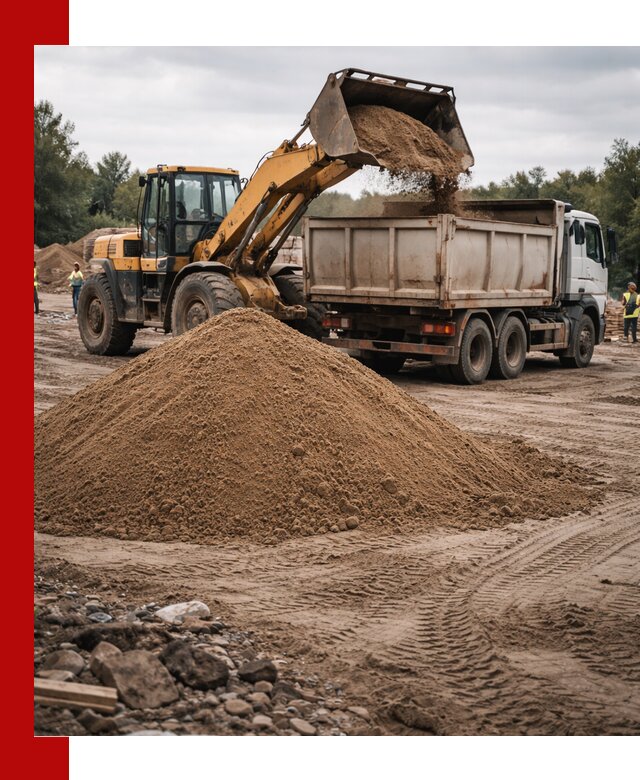 Доставка речного песка навалом в Кизилюрте быстро и выгодно