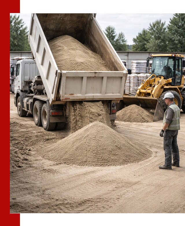 Поставка и доставка песка для бетона в Кизилюрте