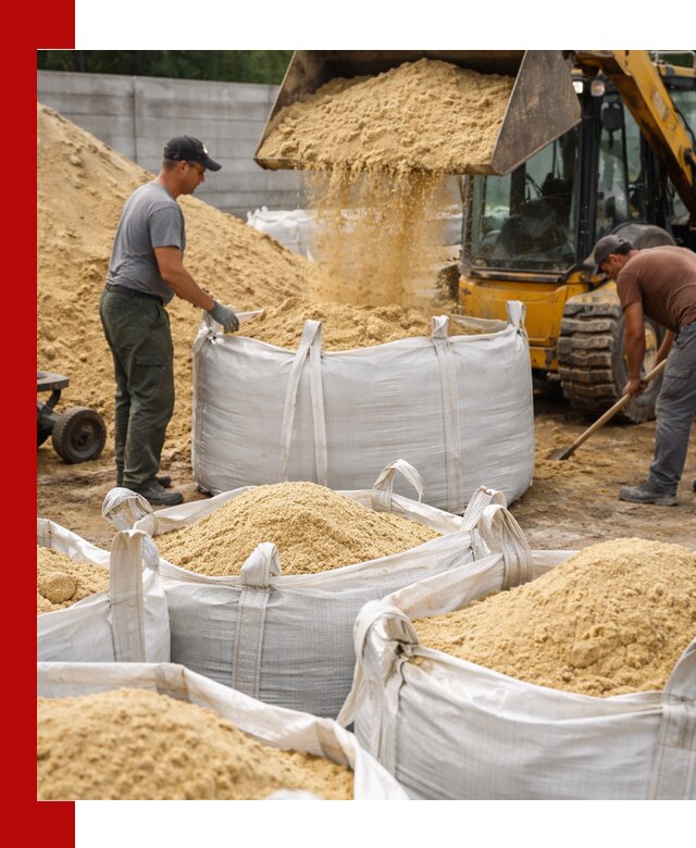 Поставка качественного песка для кладки в Кизилюрте