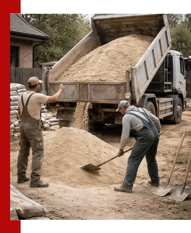 Песок для штукатурки с доставкой в Кизилюрте качественный и чистый