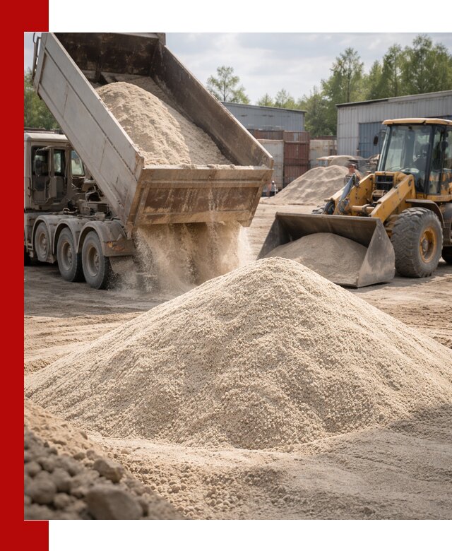 Кварцевый песок с доставкой в Кизилюрте для строительных работ