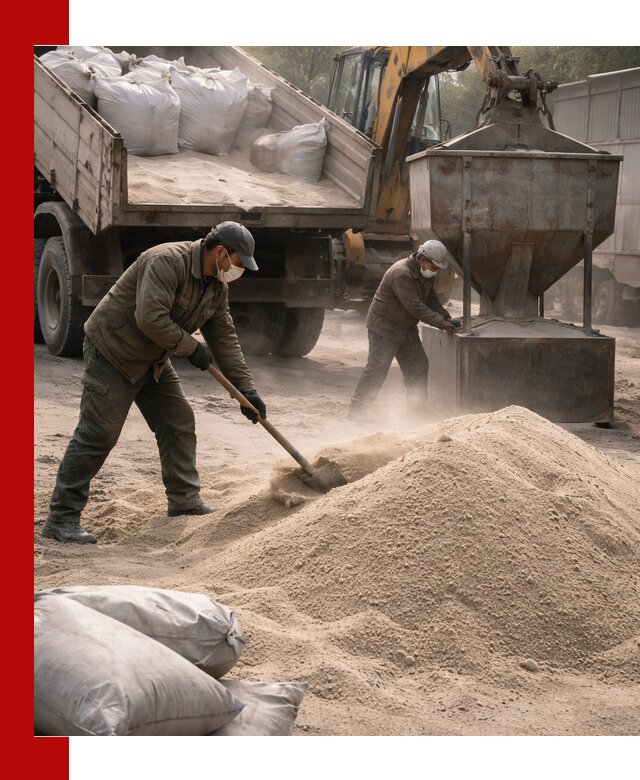 Кварцевый песок для пескоструя в Кизилюрте — доставка и качество