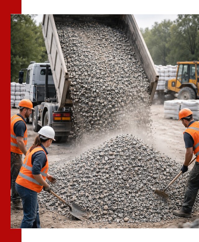 Доставка гравия и камня в Кизилюрте оптом и в розницу
