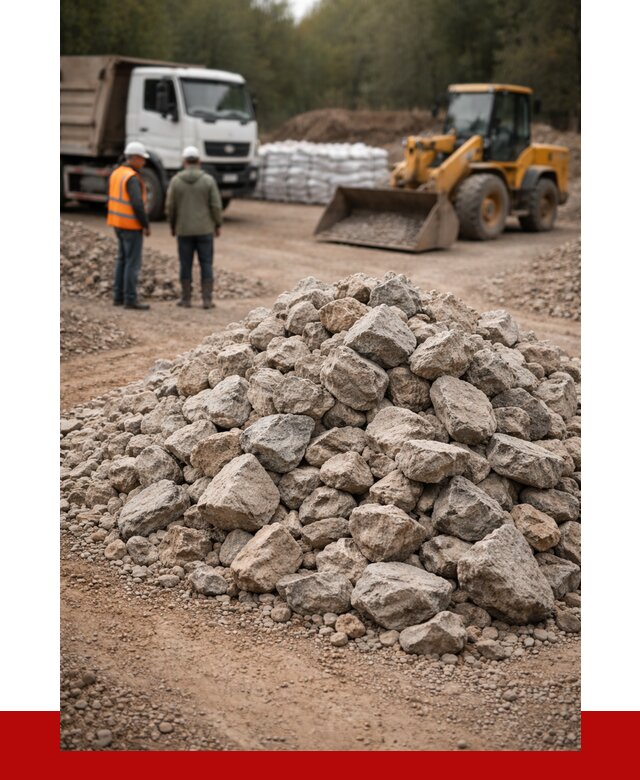 Купить бутовый камень с доставкой в Кизилюрте от 2375 р. | ПРОНЕРУДКзт