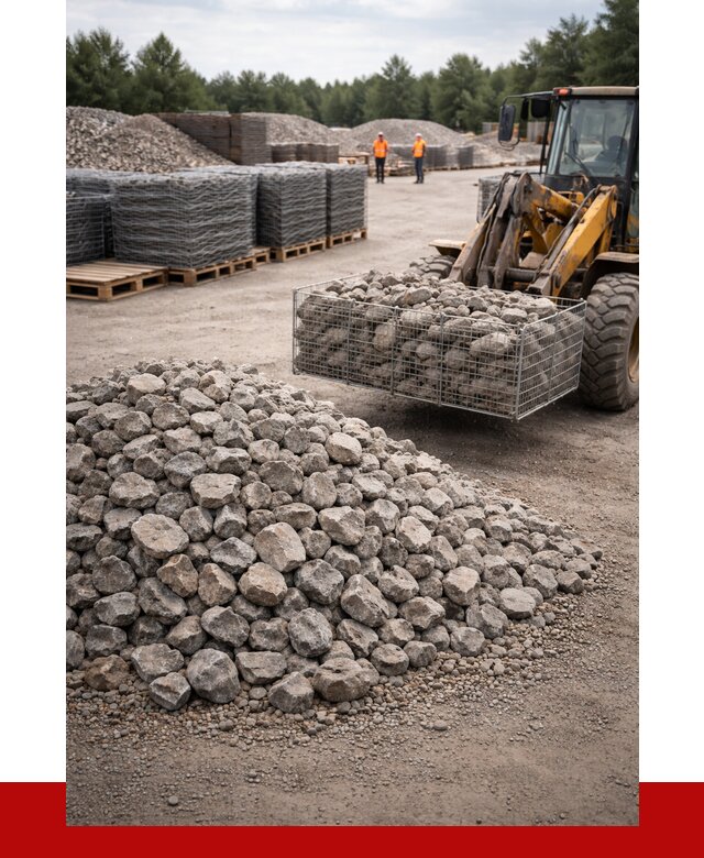 Камень для габионов фракция 70-150 в Кизилюрте от 4337 р. | ПРОНЕРУДКзт