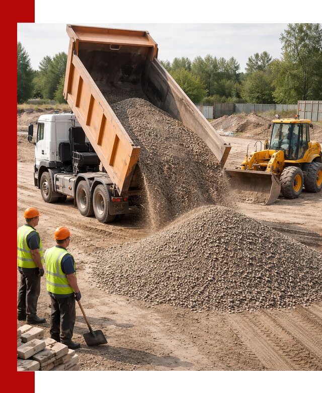 Доставка щебёночно-песчаной смеси ЩПС С7 в Кизилюрте