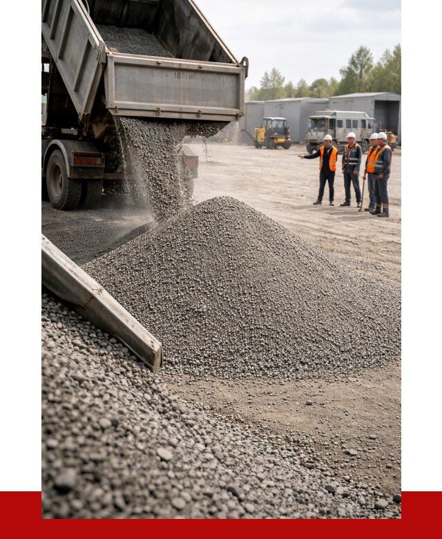 Гравийный отсев 0-5 в Кизилюрте от 1239 р. с доставкой | ПРОНЕРУДКзт