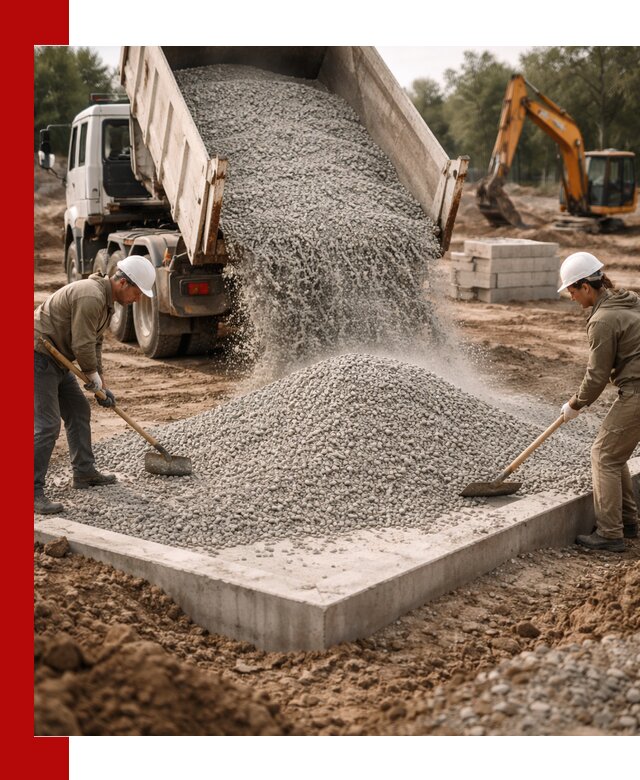 Доставка и продажа отсева для бетона в Кизилюрте