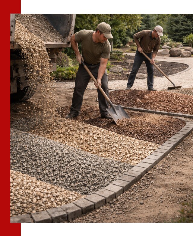 Декоративная крошка для ландшафта в Кизилюрте — продажа и доставка