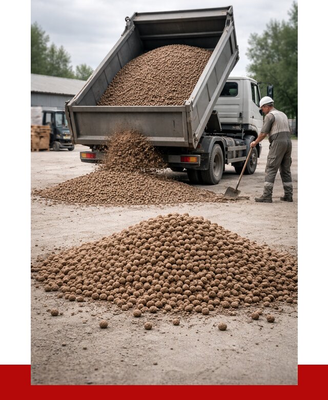 Керамзит с доставкой в Кизилюрте от 4337 р. за м3 | ПРОНЕРУДКзт