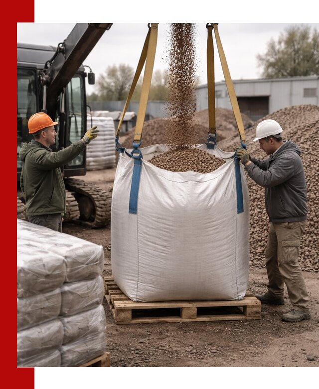 Керамзит в биг-бегах с доставкой в Кизилюрте