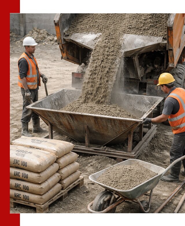 Доставка цементно-песчаной смеси М100 в Кизилюрте