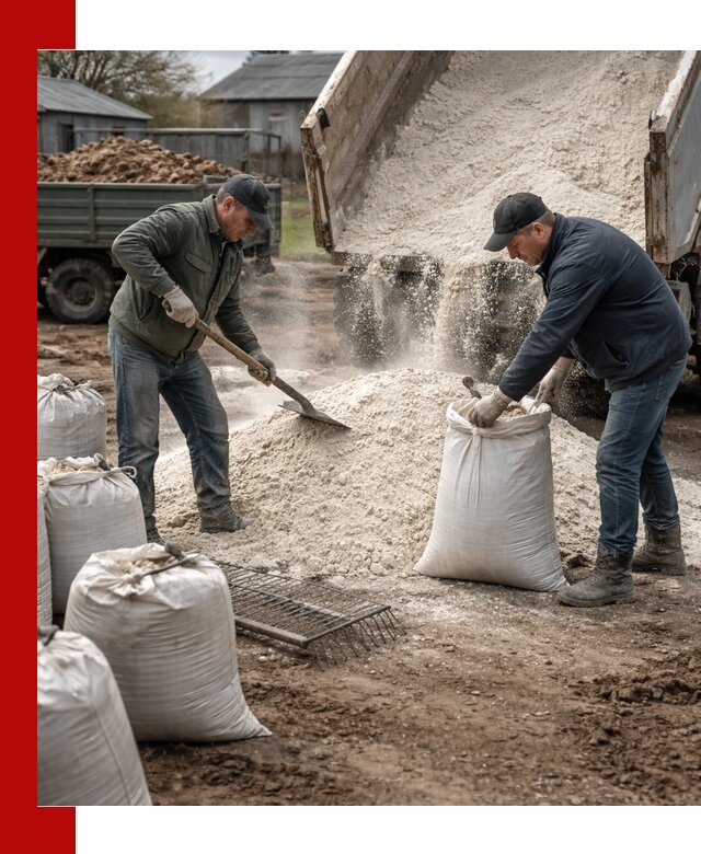 Доставка извести пушонки в Кизилюрте оптом и мелким оптом