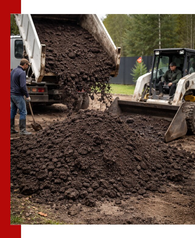 Плодородный грунт с доставкой в Кизилюрте для садов и огородов