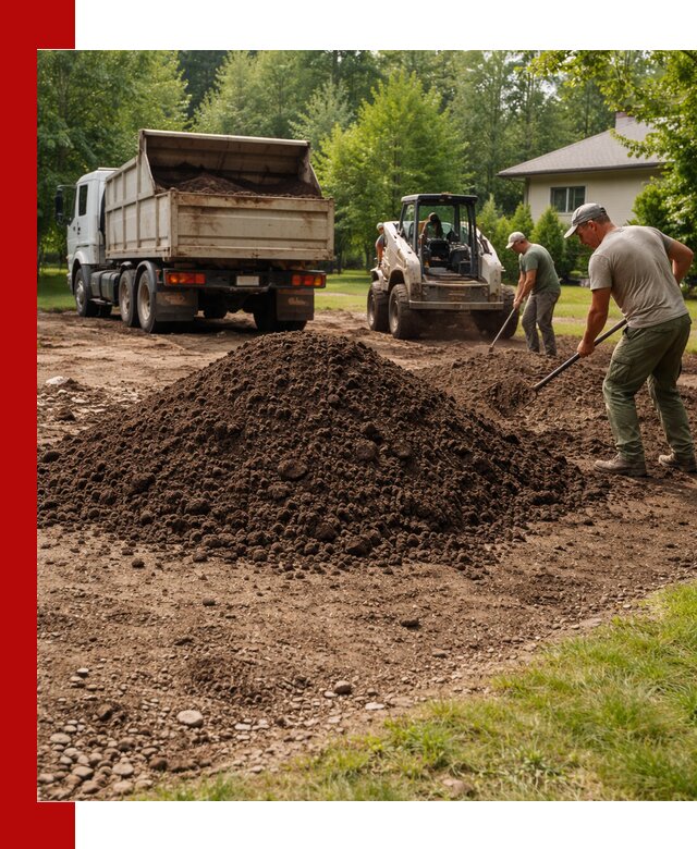 Доставка и укладка грунта для газона в Кизилюрте