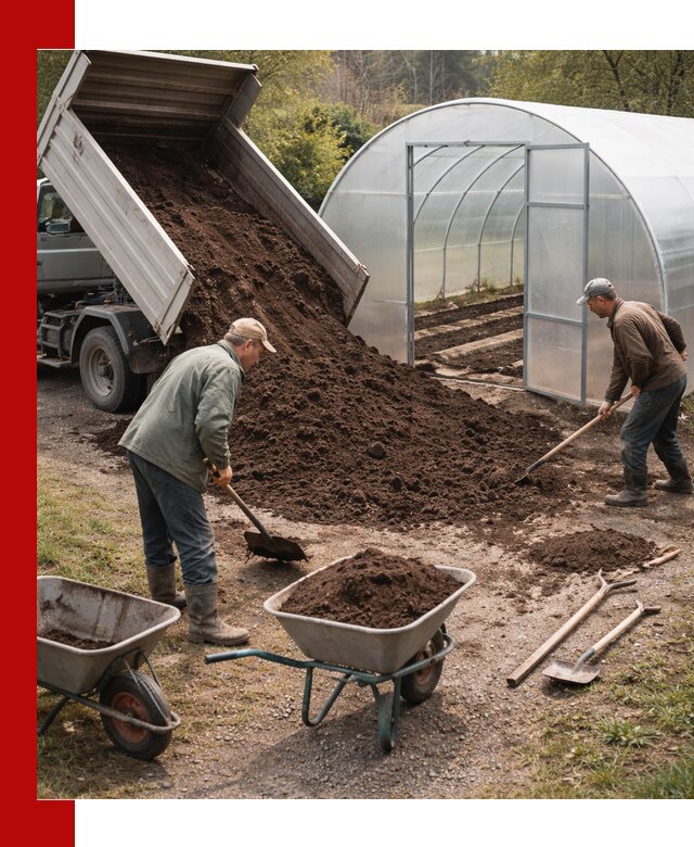 Грунт для теплицы с доставкой в Кизилюрте — плодородный субстрат под растения
