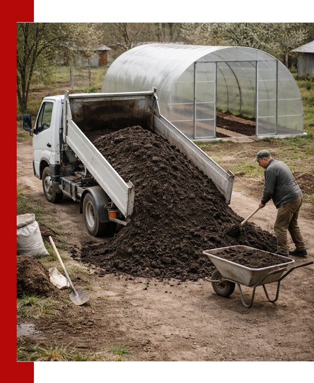 Чернозем для теплицы с доставкой в Кизилюрте