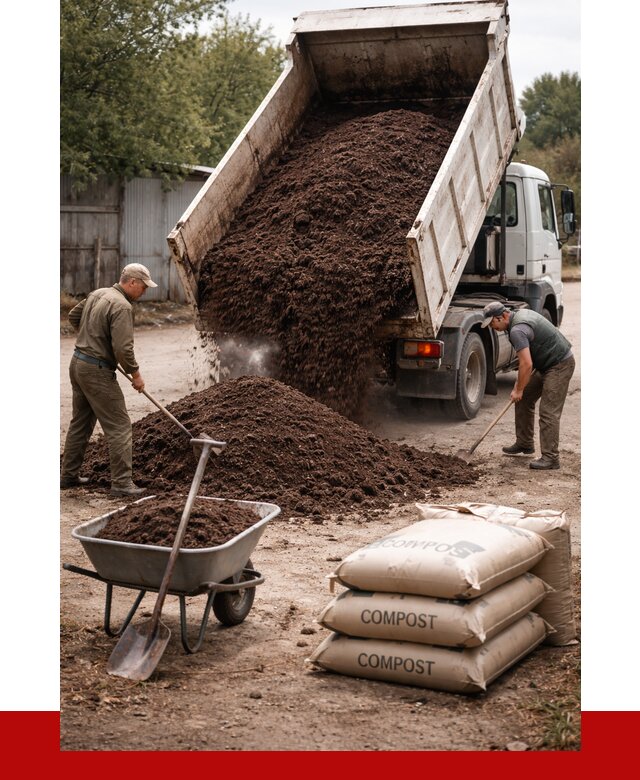 Купить компост в Кизилюрте от 4337 р. за куб с доставкой | ПРОНЕРУДКзт