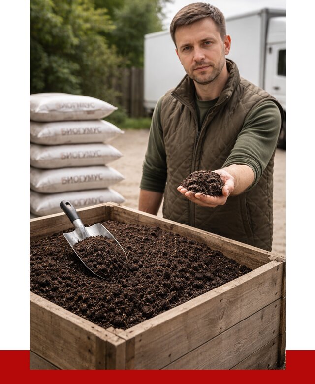 Купить биогумус в Кизилюрте с доставкой от 8777 р. за куб | ПРОНЕРУДКзт