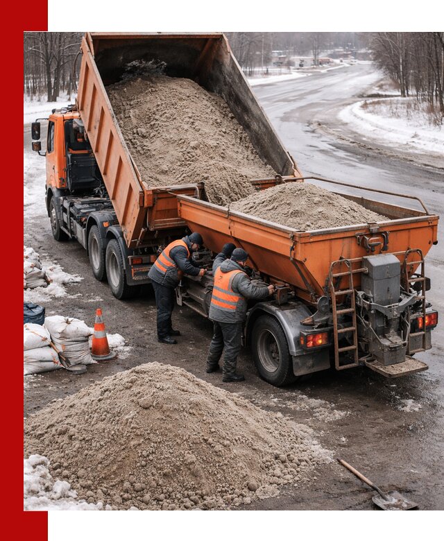 Поставка и вывоз пескосоля в Кизилюрте оптом и в розницу