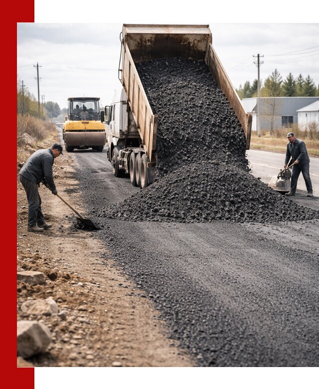 Асфальтовая крошка для дорог в Кизилюрте — поставка и доставка