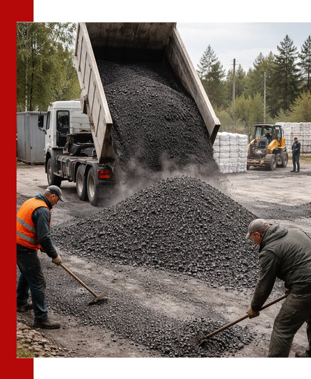 Доставка и продажа асфальтного гранулята в Кизилюрте