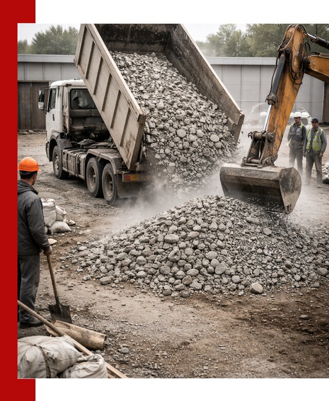 Доставка дробленого бетона в Кизилюрте оптом и в розницу