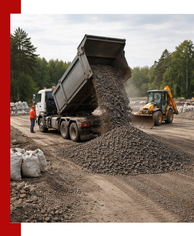 Доставка дробленого асфальта в Кизилюрте для дорожных работ